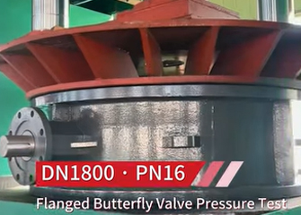 DN1800 flanged butterfly valves